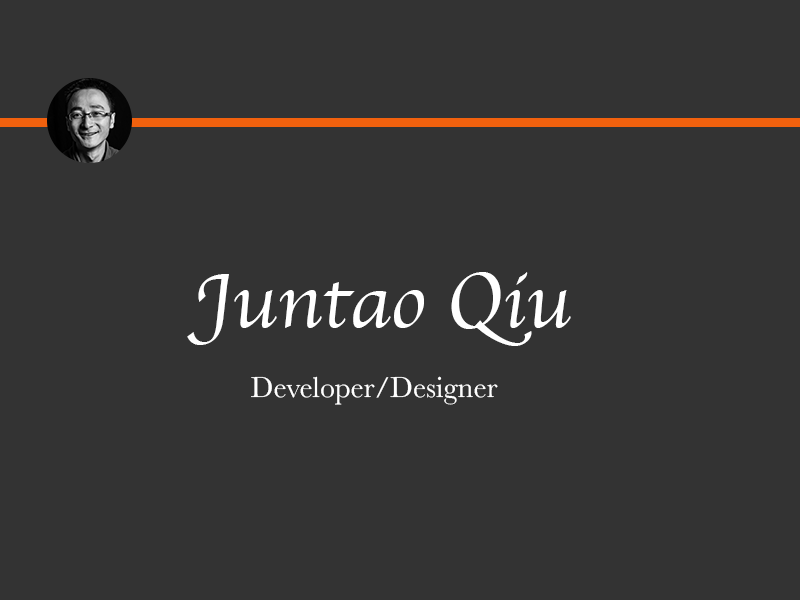 Juntao name card
